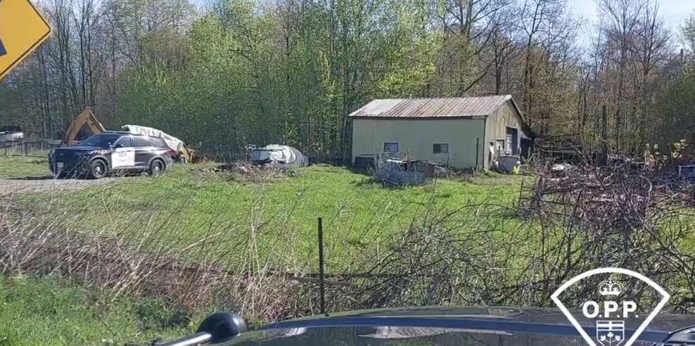 Northumberland OPP say a man was found dead inside a home following a house fire in Cramahe Township on May 5, 2024.