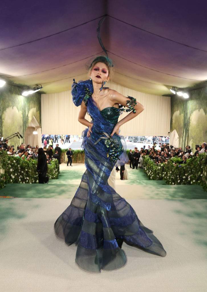 Zendaya attends The 2024 Met Gala Celebrating "Sleeping Beauties: Reawakening Fashion" at The Metropolitan Museum of Art on May 06, 2024 in New York City.