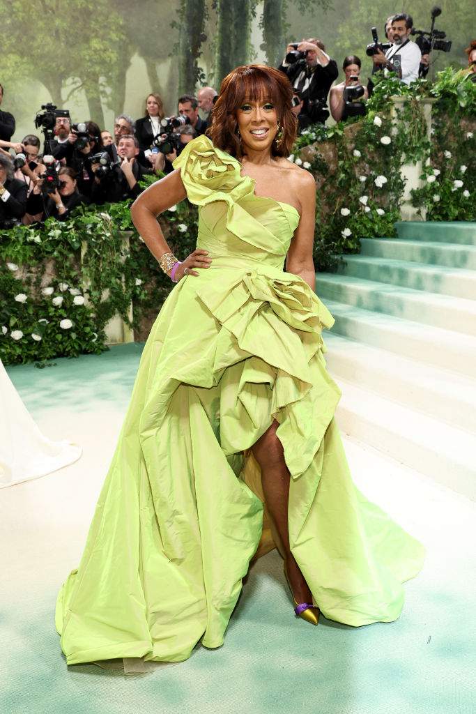 Gayle King attends The 2024 Met Gala Celebrating "Sleeping Beauties: Reawakening Fashion" at The Metropolitan Museum of Art on May 06, 2024 in New York City