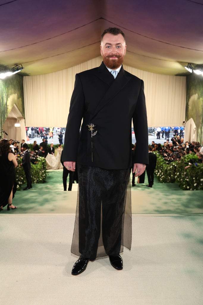 Sam Smith attends The 2024 Met Gala Celebrating "Sleeping Beauties: Reawakening Fashion" at The Metropolitan Museum of Art on May 06, 2024 in New York City.