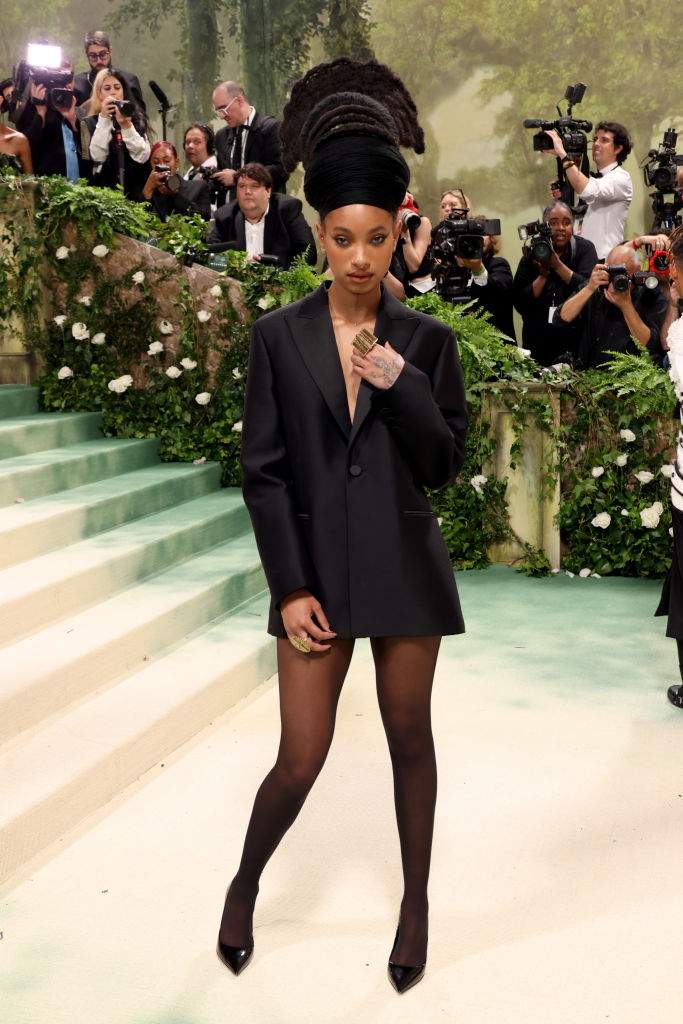 Willow Smith attends The 2024 Met Gala Celebrating "Sleeping Beauties: Reawakening Fashion" at The Metropolitan Museum of Art on May 06, 2024 in New York City.