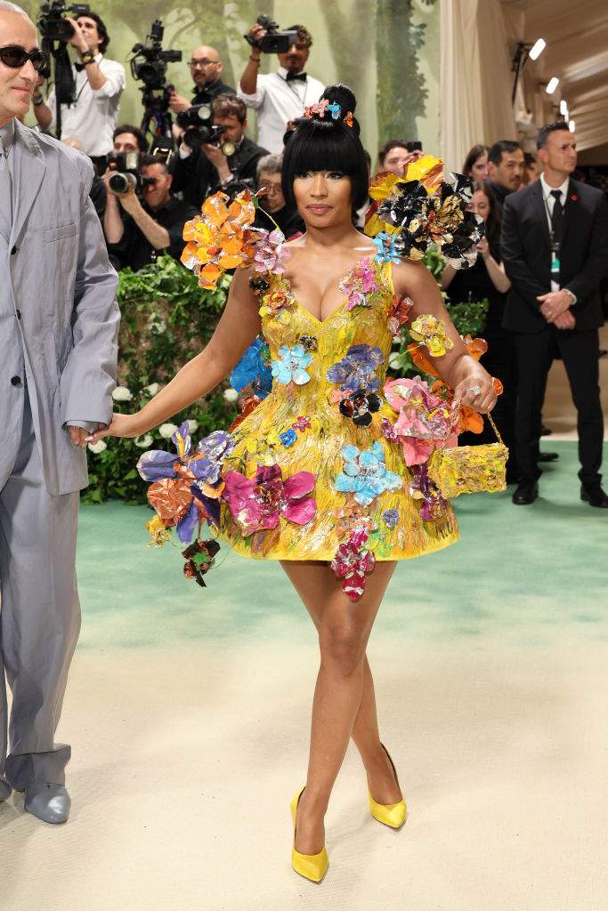 Nicki Minaj attends The 2024 Met Gala Celebrating "Sleeping Beauties: Reawakening Fashion" at The Metropolitan Museum of Art on May 06, 2024 in New York City.