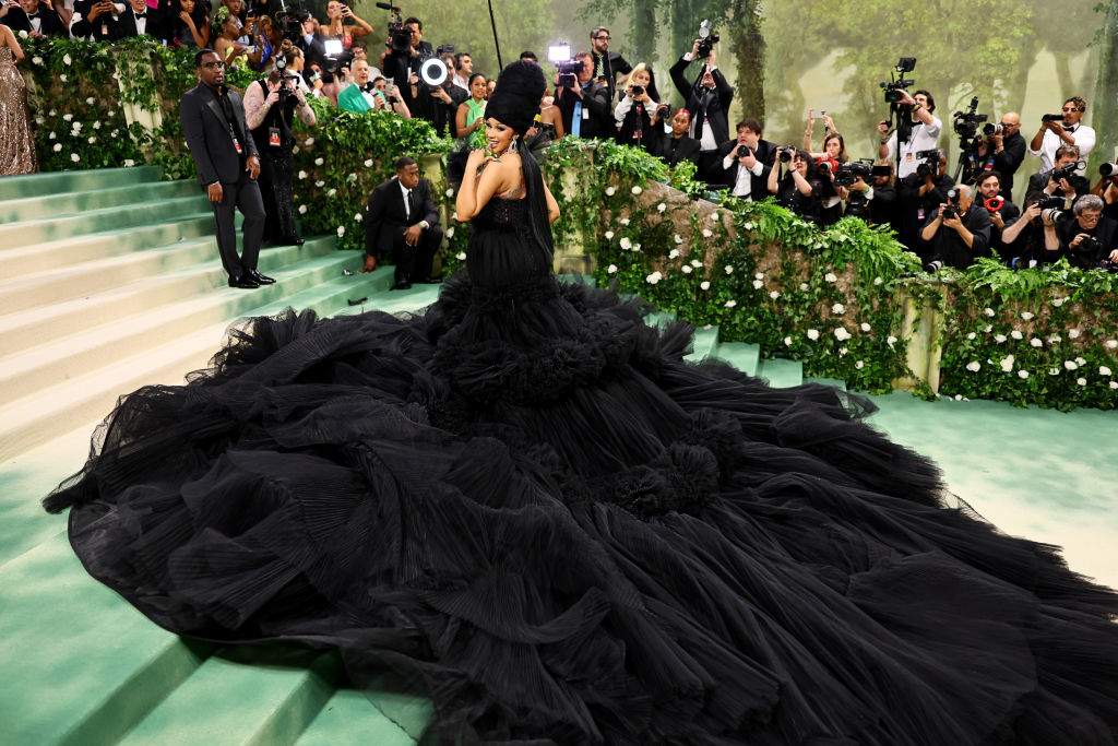 Cardi B attends The 2024 Met Gala Celebrating "Sleeping Beauties: Reawakening Fashion" at The Metropolitan Museum of Art on May 06, 2024 in New York City.