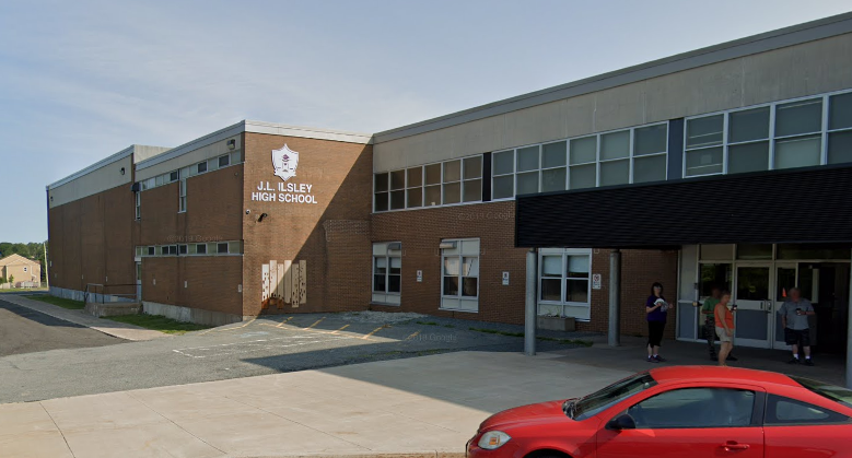 J.L. Ilsley High School is pictured in 2019.