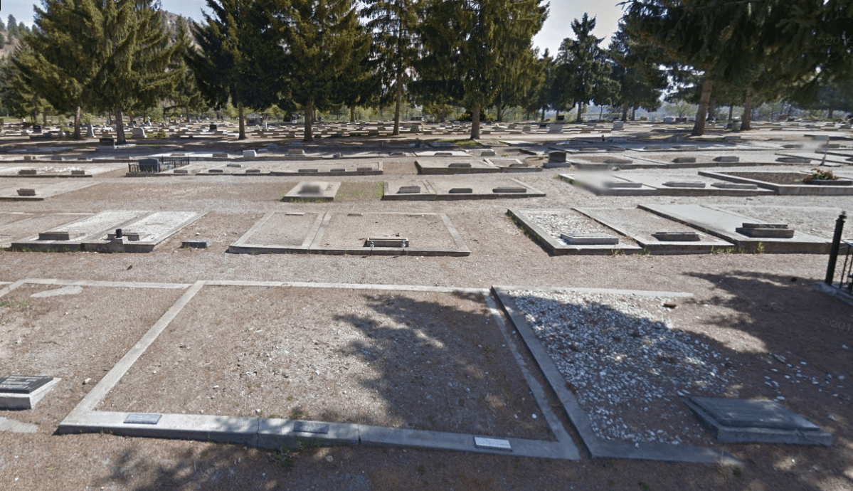 File photo of Kelowna Memorial Park Cemetery.