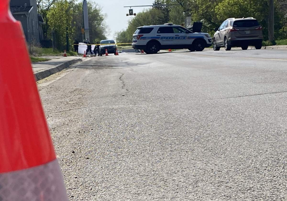 Police charged a 23-year-old Regina woman following a vehicle collision involving a pedestrian who died from his injuries.