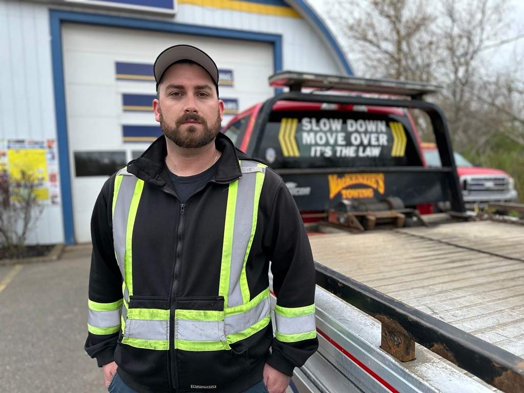 Andrew Peterson says drivers tend to not notice flashing yellow lights as much as red or blue ones from police and ambulances.
