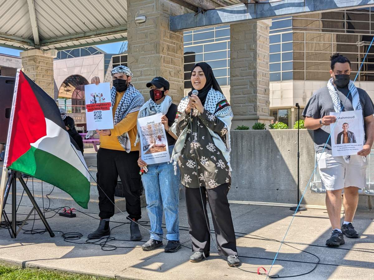 Haneen Abed Elnaby, 26, was born and raised in Gaza and left shortly before the Oct. 7 attacks.