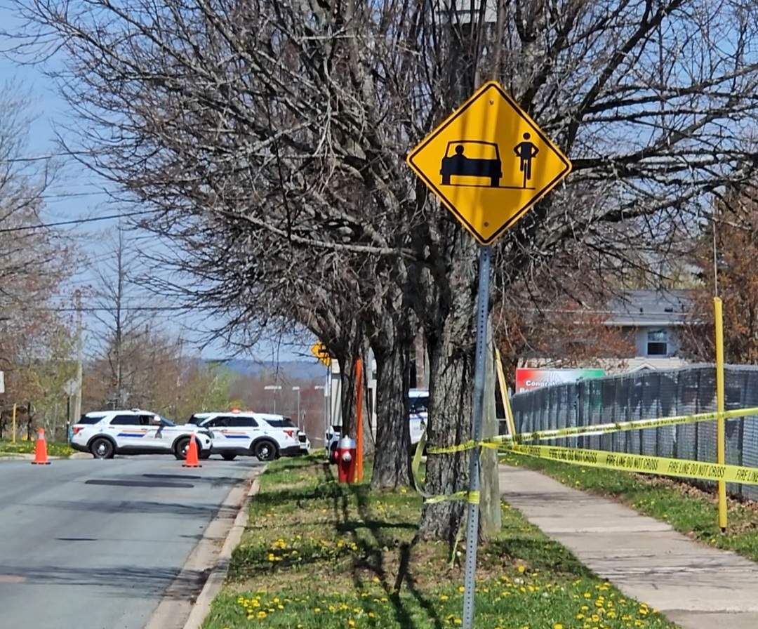 There was a heavy RCMP presence in the Bessborough Avenue area of Moncton on Wednesday afternoon.
