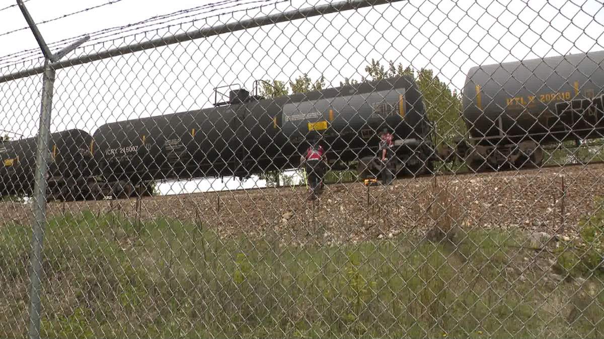 A teenager is in life-threatening condition after they were hit by a CP Rail train in the northwest community of Bowness on Tuesday, May 28, 2024.