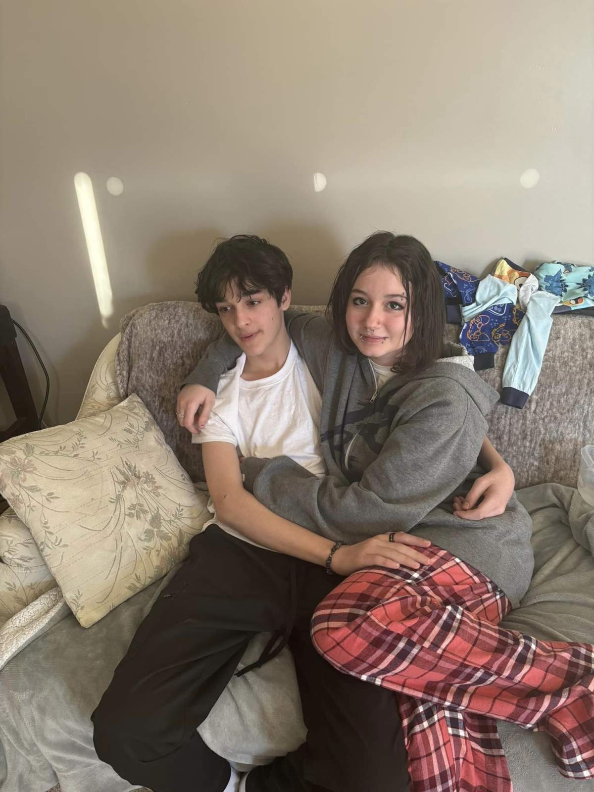 Adam “AJ” Edhi (L) and his girlfriend, Mylie Parsons.