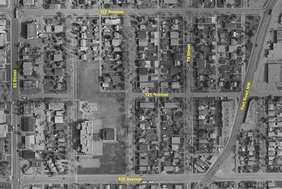 Edmonton police share a map which shows where Hadwen was located.