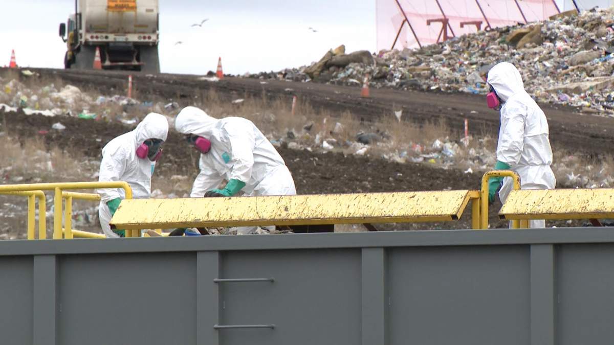 Saskatoon police begin a landfill search in relation to the disappearance of Mackenzie Lee Trottier.