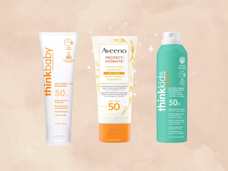 Here's a roundup of kid-friendly sunscreens.