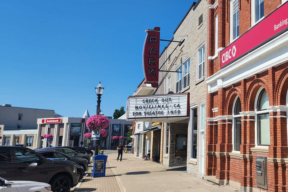 The Park Theatre in downtown Goderich, Ont.