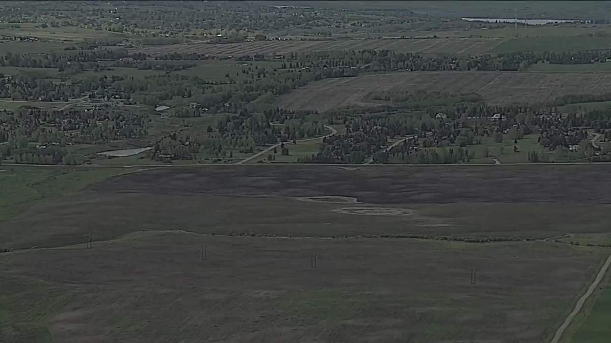 A grass fire forced the closure of Calaway Park early on Sunday afternoon.