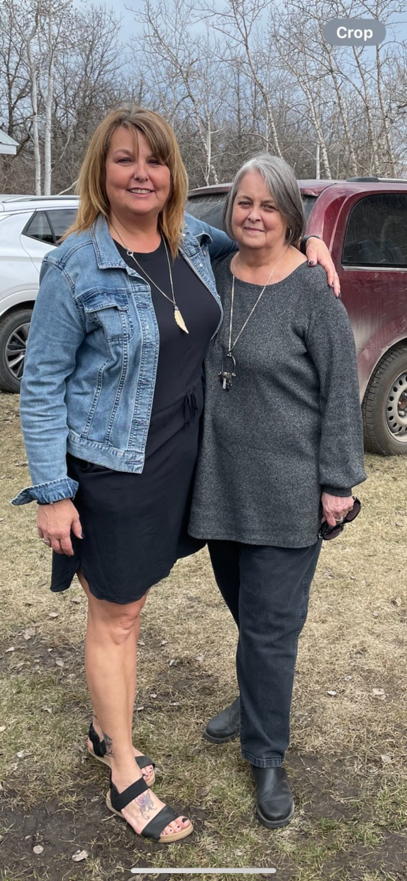 Teresa Rausch and her mother, Catherine Day.