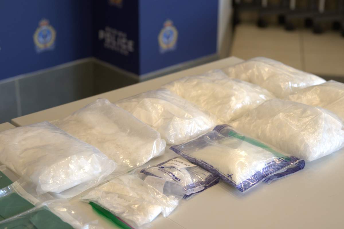 Some of the drugs seized by Regina police.