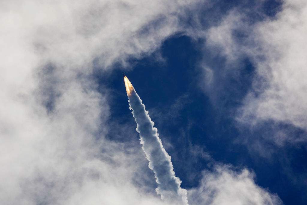 NASA astronauts Suni Williams and Butch Wilmore take their historic ride on Boeing's CST-100 Starliner as it makes its first human spaceflight on Wednesday, June 5, 2024, from Cape Canaveral Space Force Station Space Launch Complex 41.