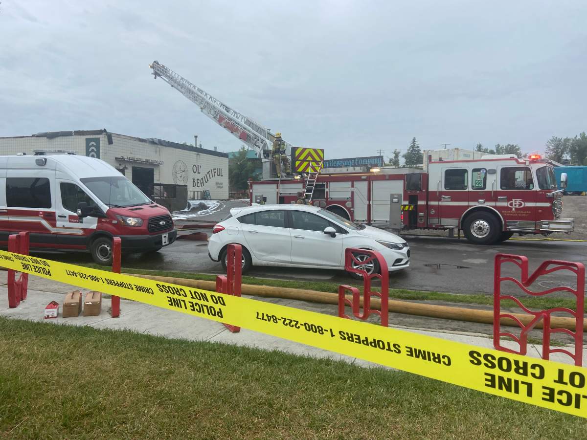 A fire started around 2:30 a.m. on Sunday, June 30, 2024, at the Ol’ Beautiful Brewing Co. at 1100 11th Street S.E.