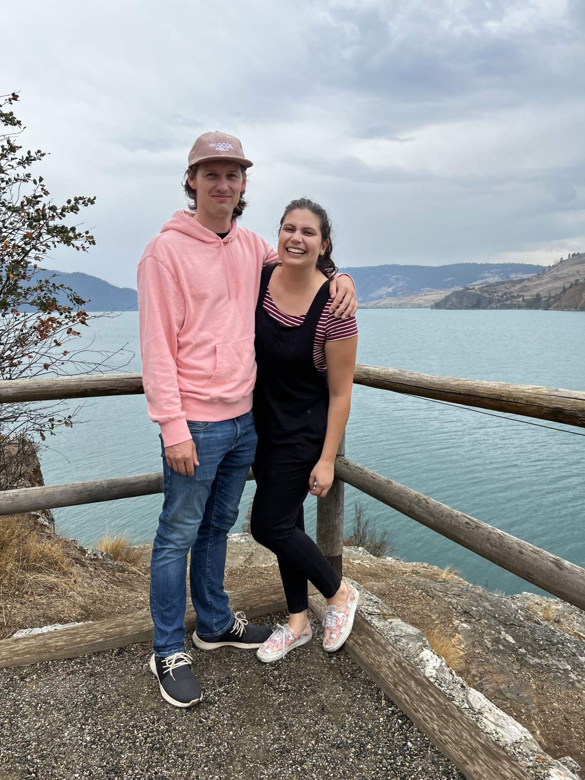 Melissa Wing and her partner Cole.