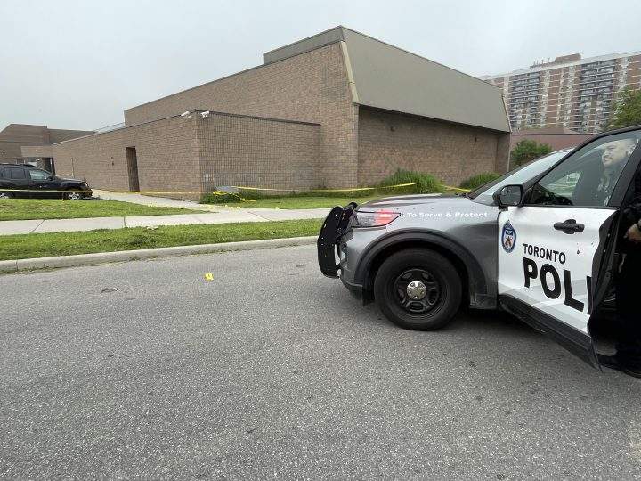 The scene of the shooting in the Kipling Avenue and Mount Olive Drive area on June 3.