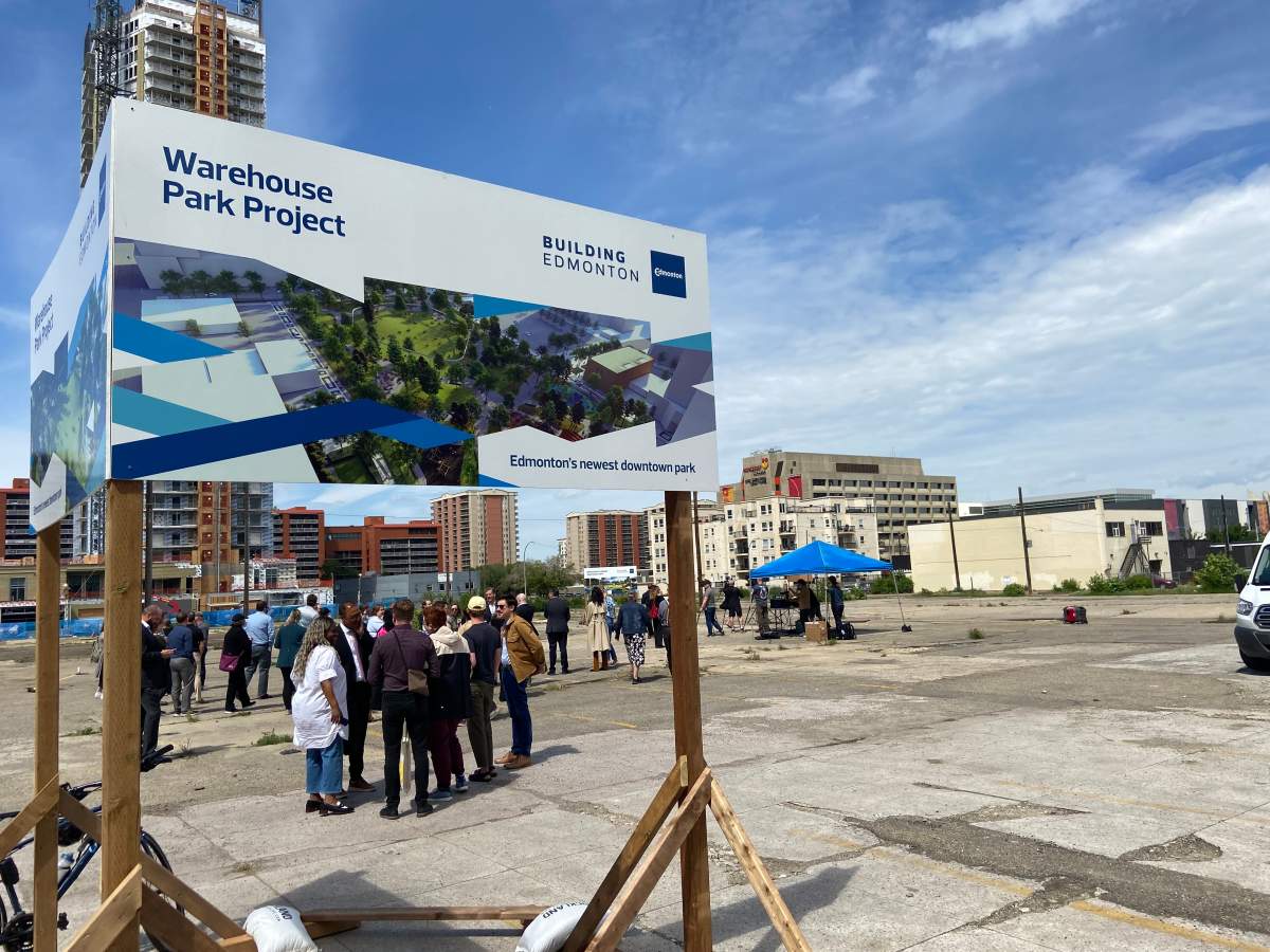Construction on the Warehouse Park Project is expected to take two years.