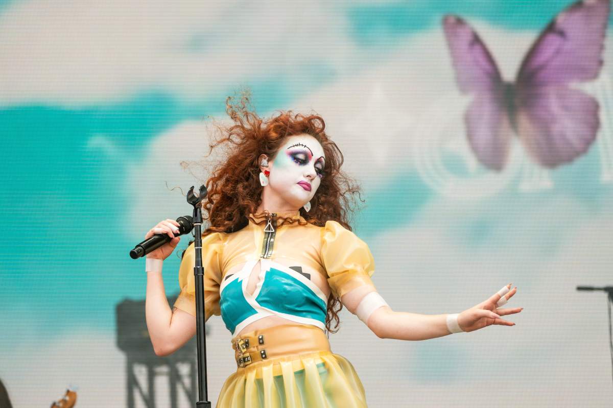 happell Roan performs during the Bonnaroo Music & Arts Festival on Sunday, June 16, 2024, in Manchester, Tenn.