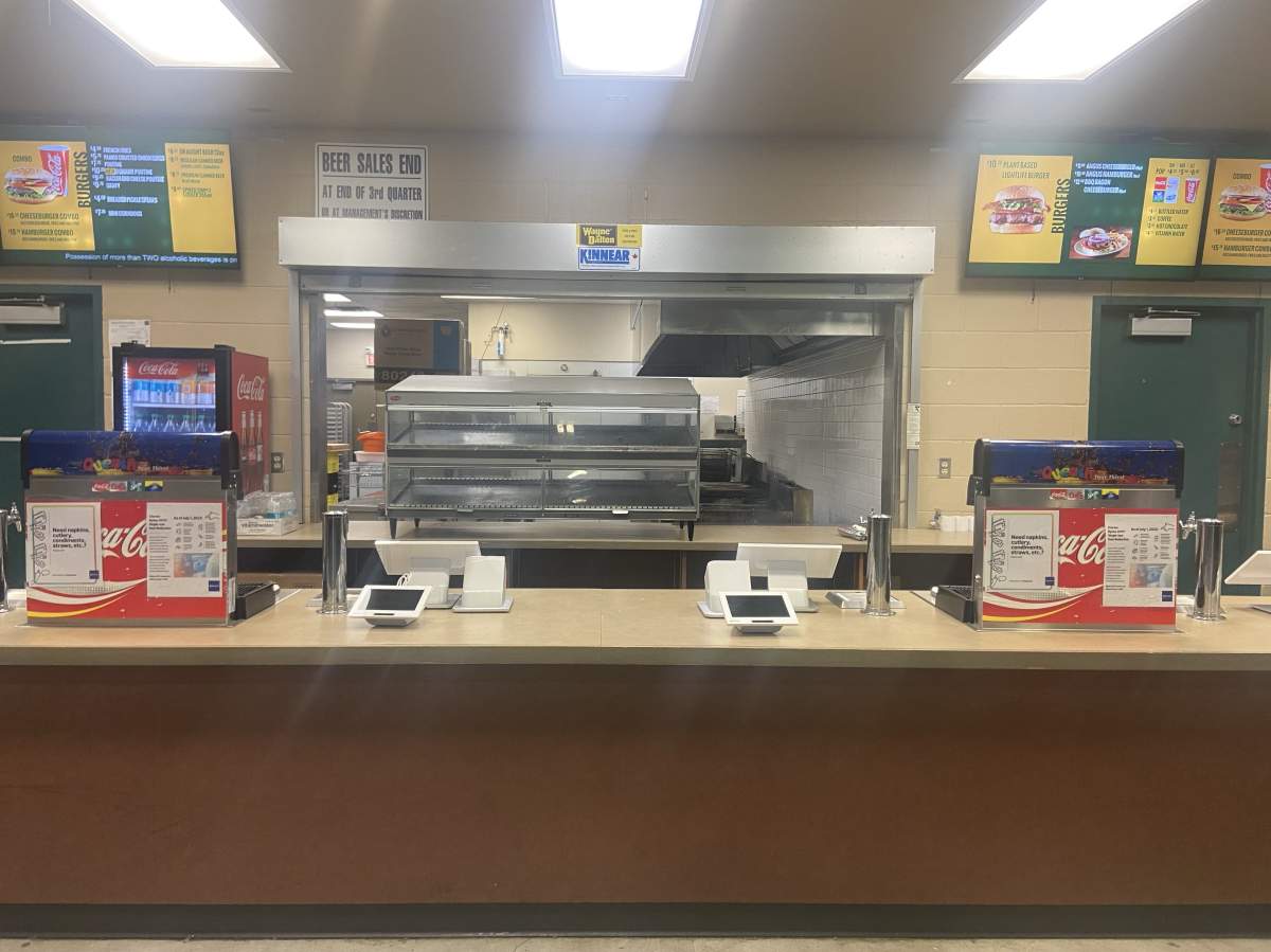 A new point of sale system at Commonwealth Stadium is meant to reduce lines and wait times.