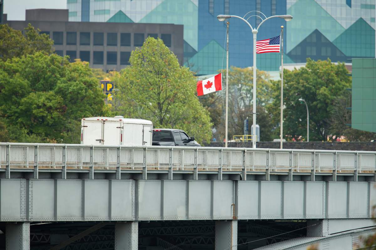 U.S.-Canada border crossing