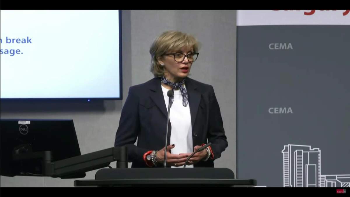 Calgary Mayor Jyoti Gondek said Friday that businesses are doing their best to reduce water use.