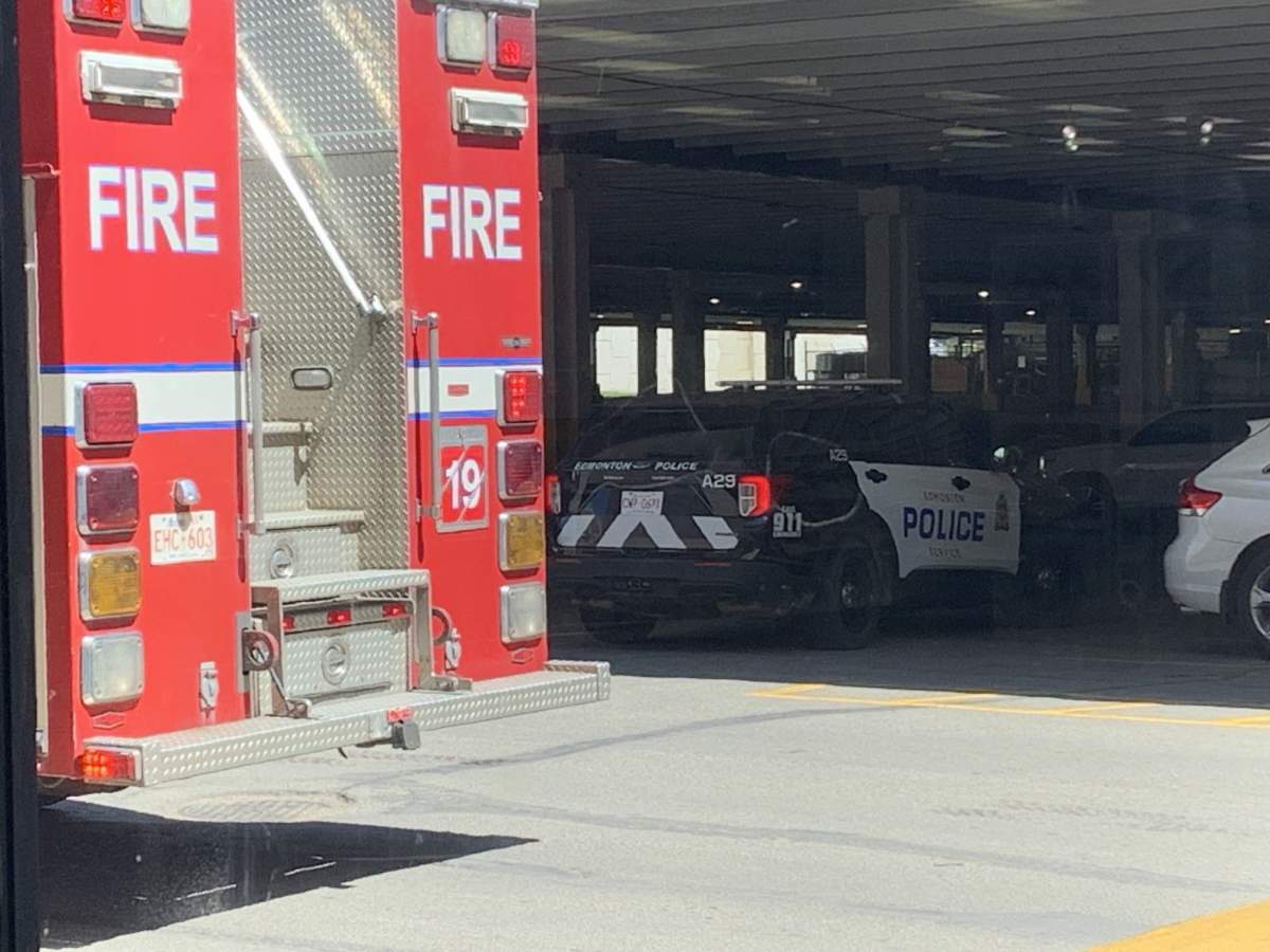 Emergency crew response to West Edmonton Mall