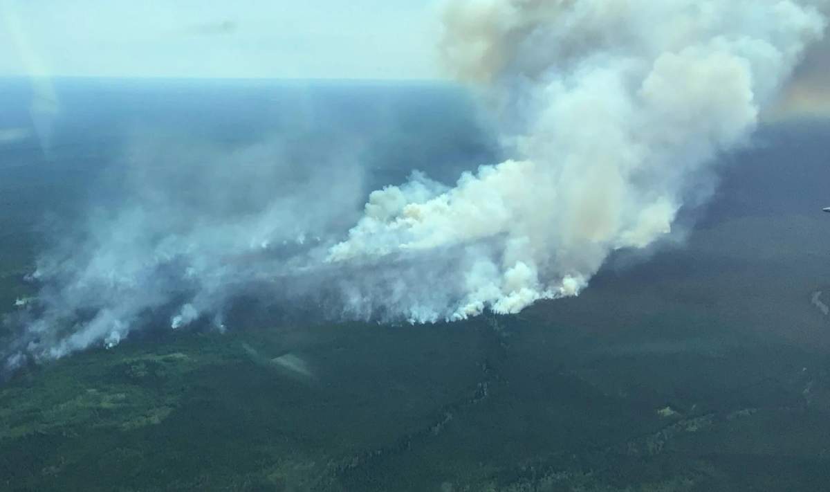 Fire near Fire Bag Suncor facility.