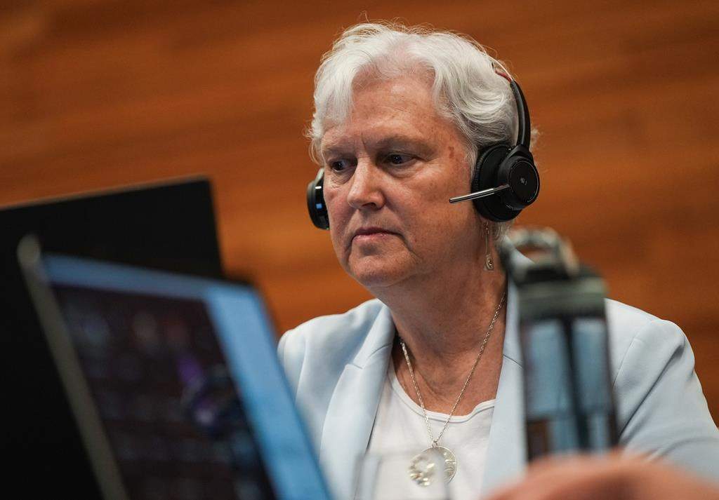 The representative for children in British Columbia says the provincial child welfare system is either in or close to a state of crisis with understaffing and unmanageable workloads. British Columbia's representative for children and youth Dr. Jennifer Charlesworth listens during an online media availability in Vancouver, B.C., Tuesday, July 16, 2024. THE CANADIAN PRESS/Darryl Dyck.