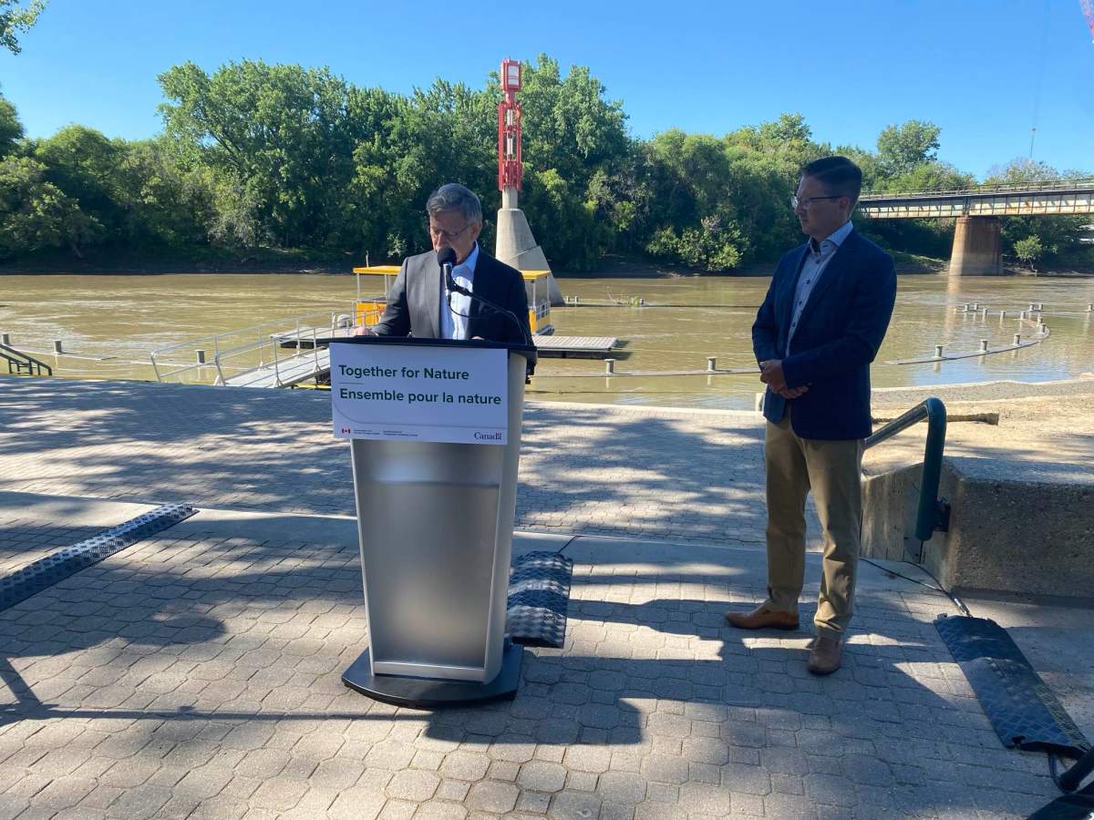Winnipeg South MP Terry Duguid at the Forks