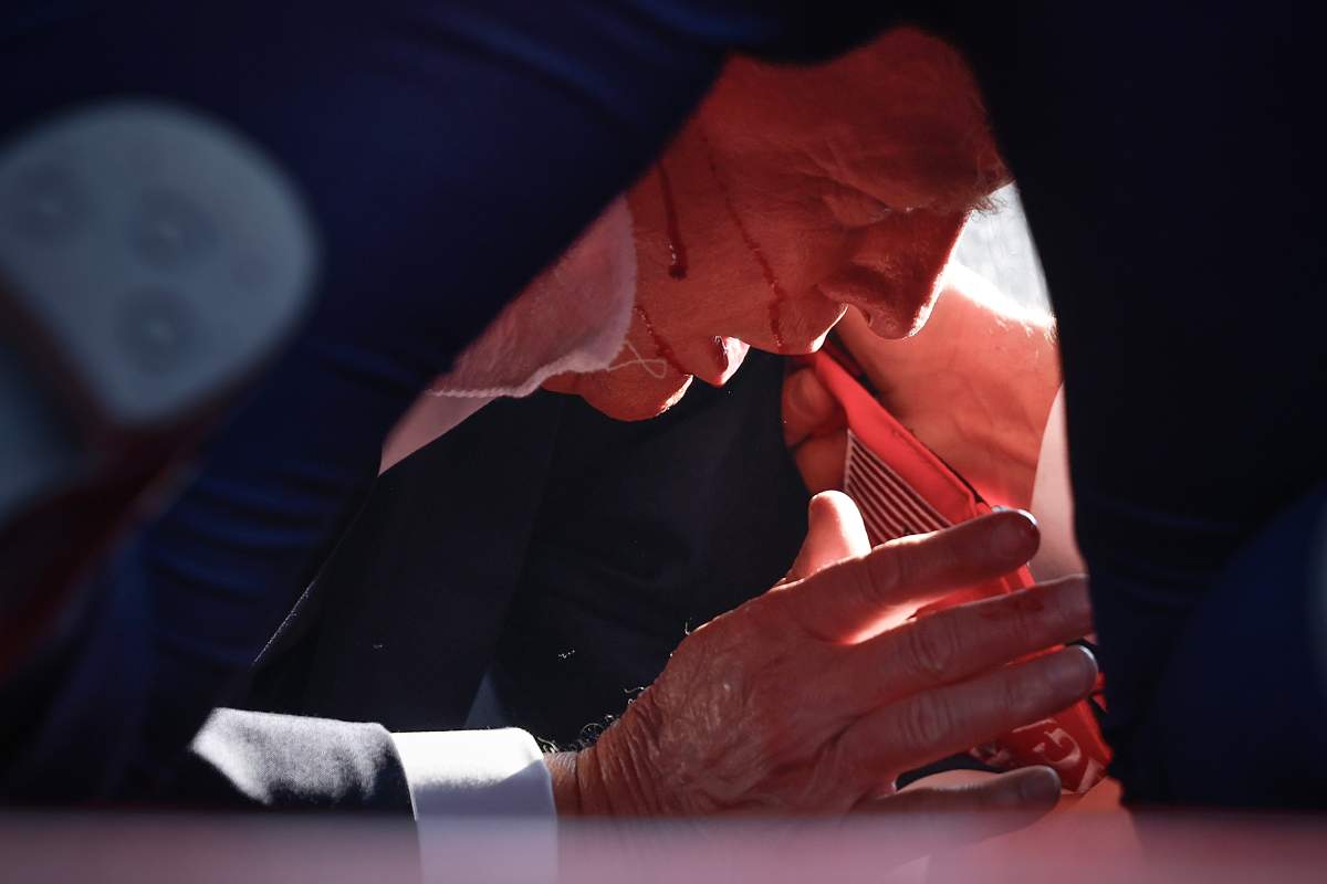 Donald Trump shot