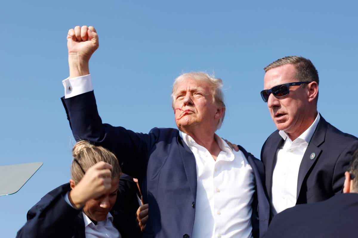 Donald Trump shot