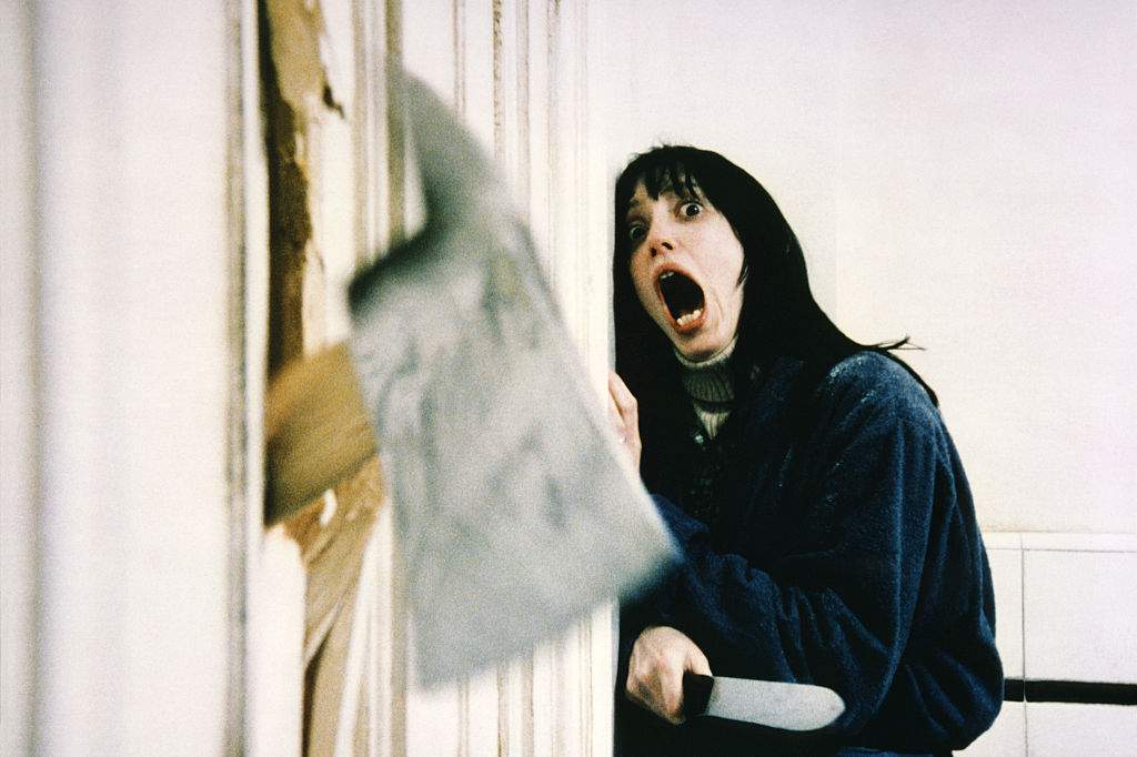 Shelley Duvall on the set of "The Shining."