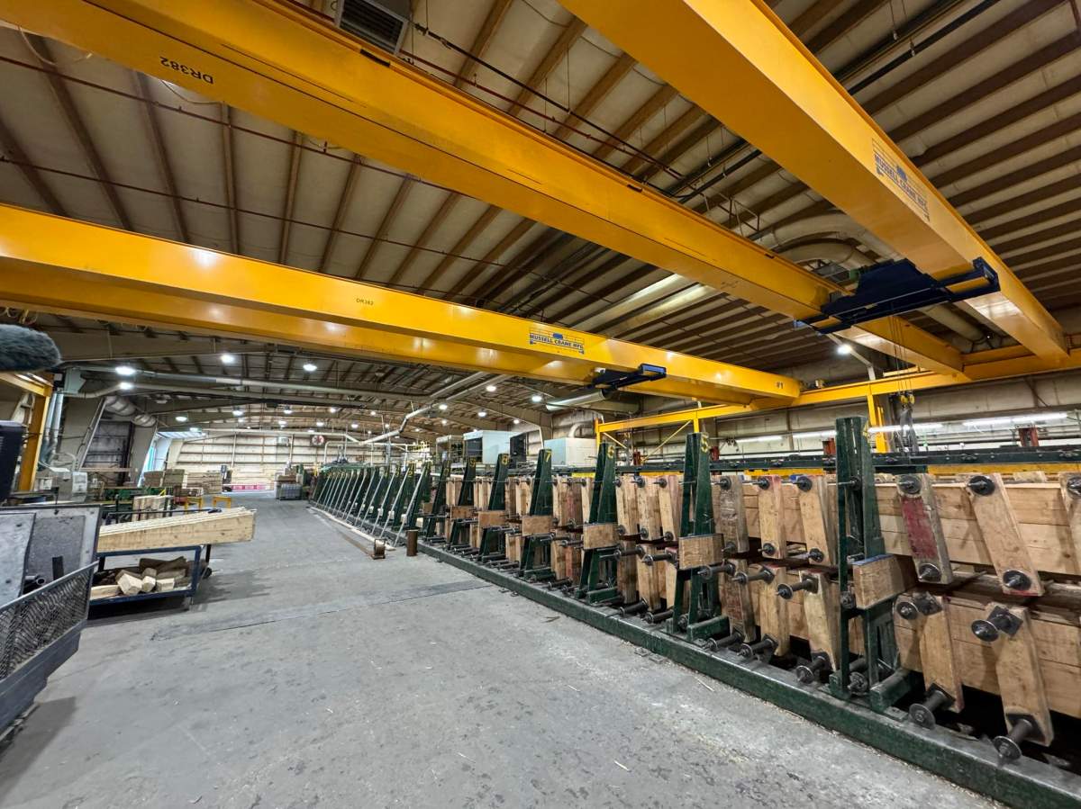 Inside Mercer Mass Timber in Okanagan Falls.