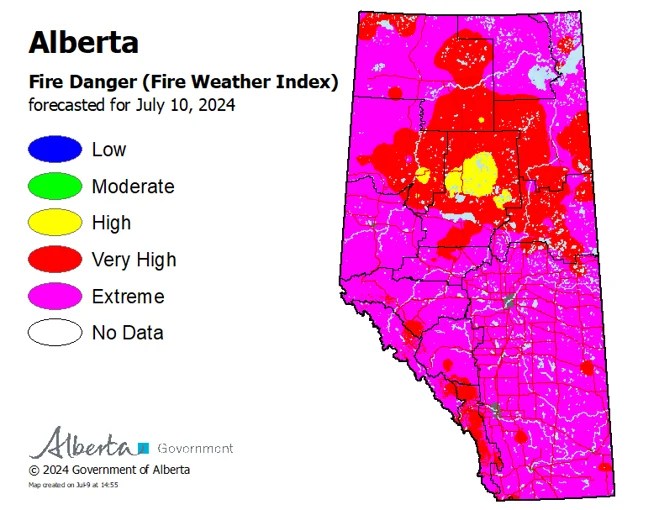 Wildfire threatening road access forces evacuation of Garden River in northern Alberta - image