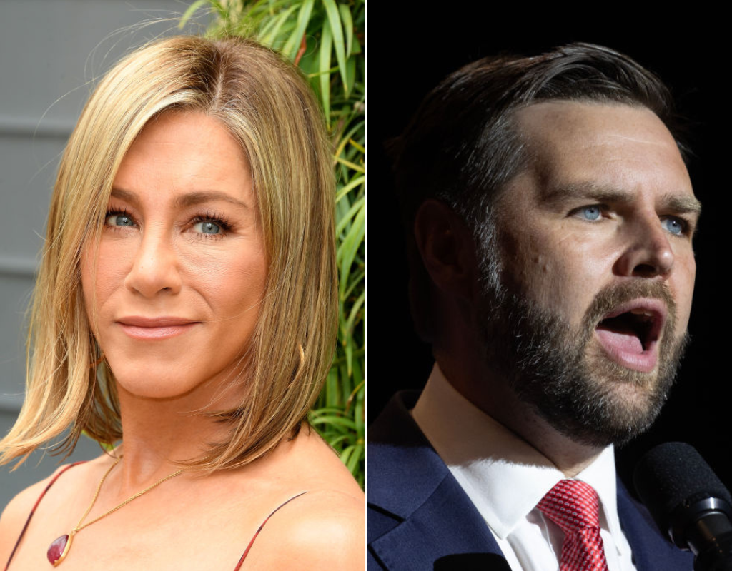 Jennifer Aniston took JD Vance to task, sharing her thoughts in her Instagram story with her nearly 45 million followers.