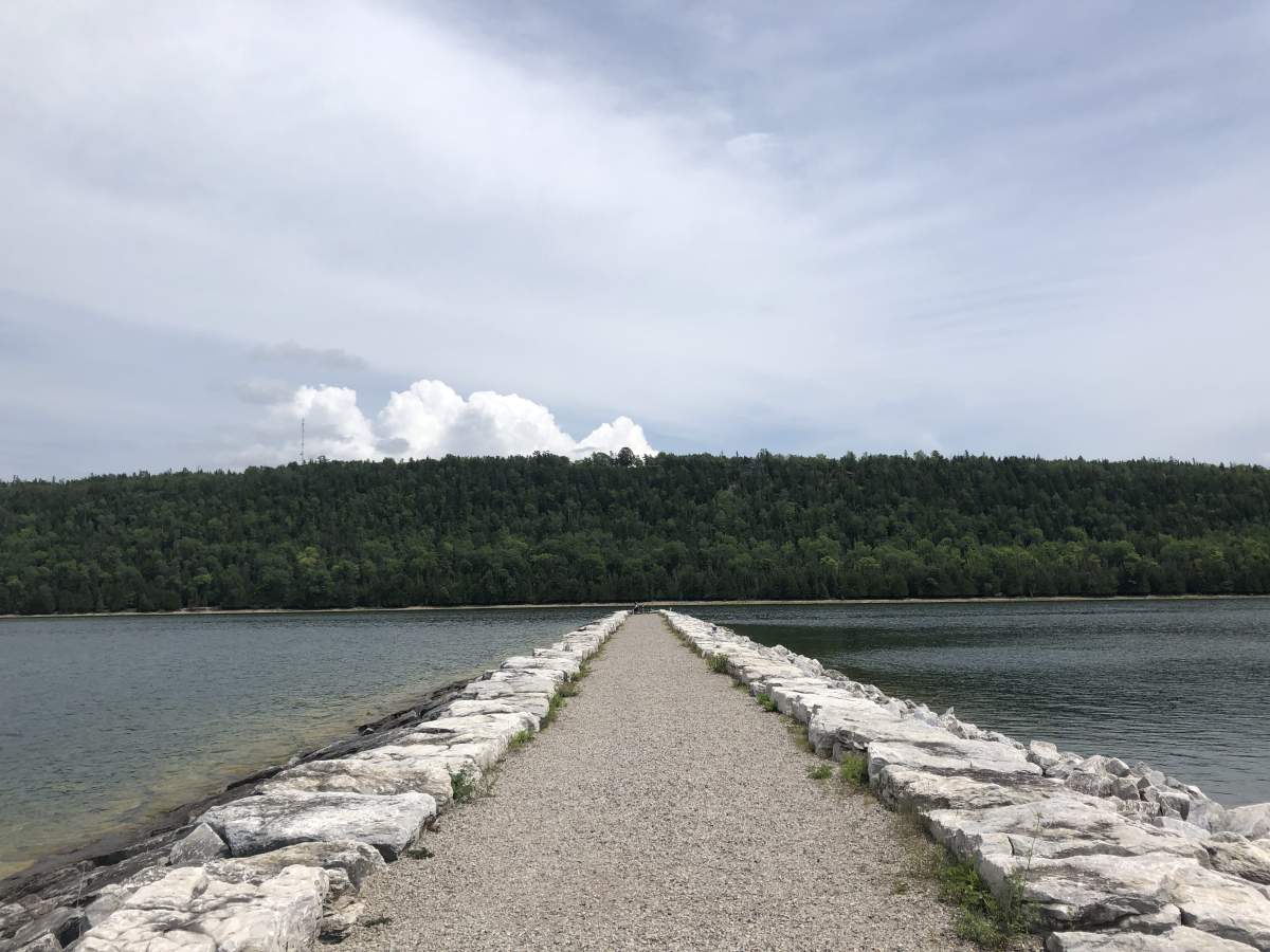 View of the water in Gore Bay on July 7, 2024