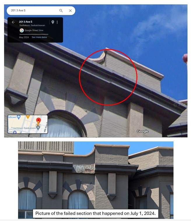 Saskatoon man calls out city after nephew breaks bones falling off hotel roof - image