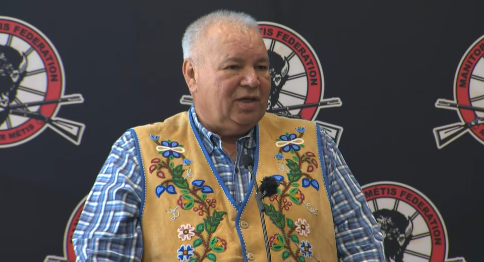 president of Manitobal Metis.