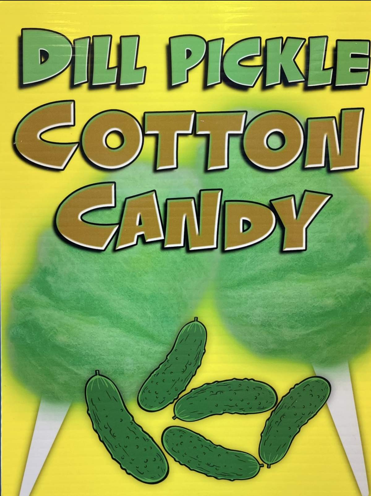 Dill pickle cotton candy will be on the 2024 K-Days menu.