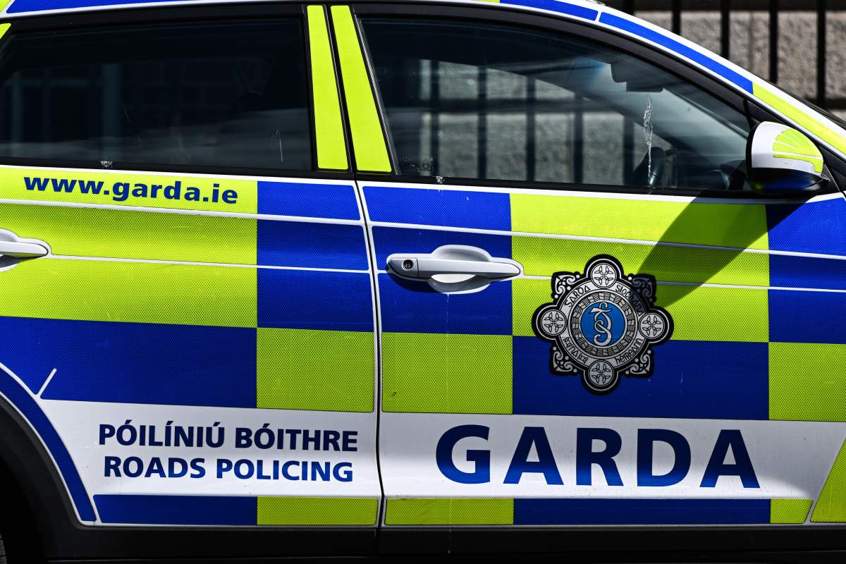 DUBLIN, IRELAND - MAY 1:
Garda vehicles seen parked in Dublin, Ireland. 