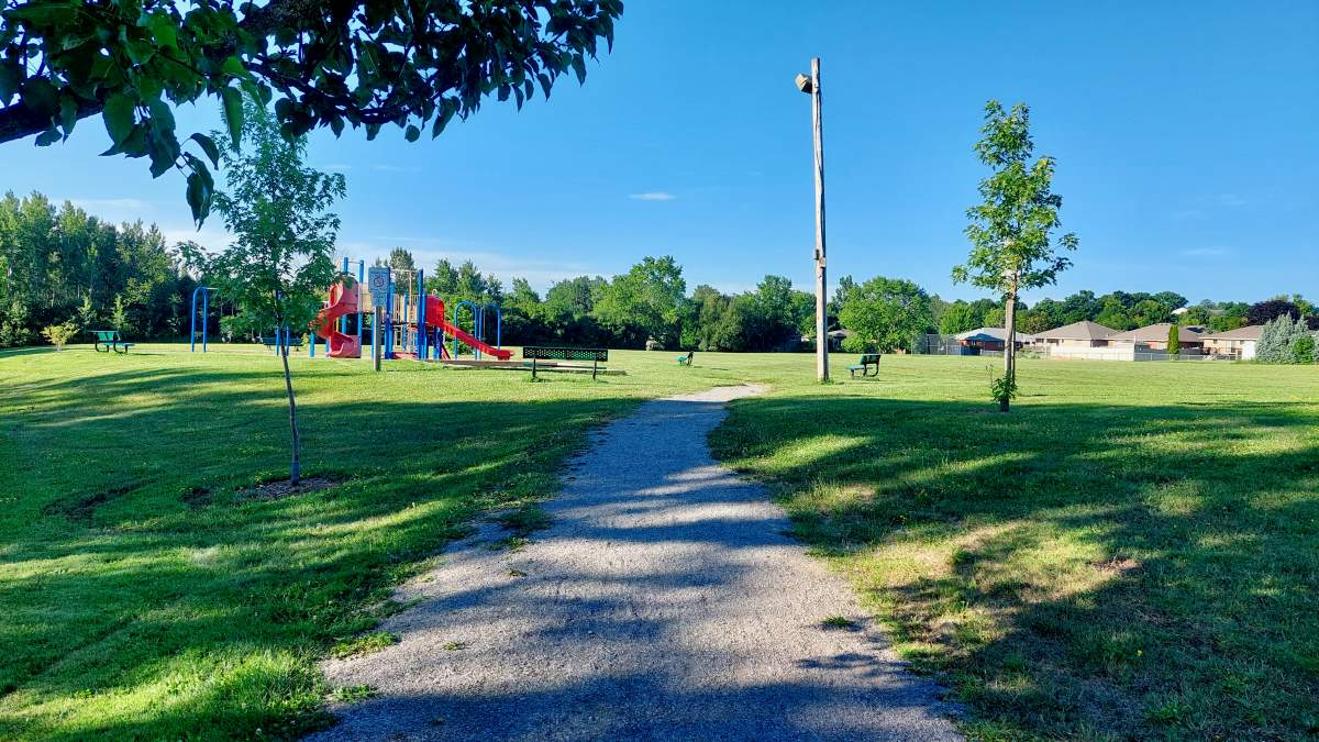 Kawartha Heights Park seen on July 5, 2024. Peterborough police are investigating multiple reports of a man masturbating at the park on July 4, 2024.