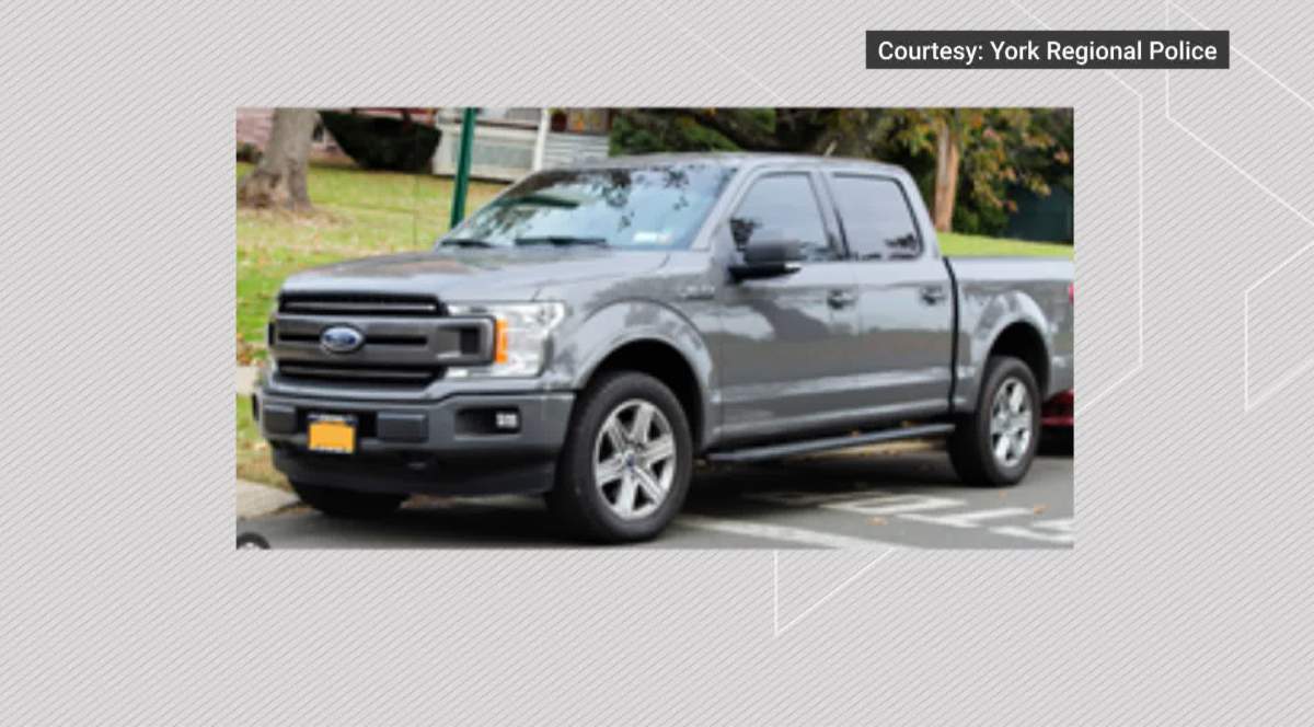 picture of a grey Ford pickup truck