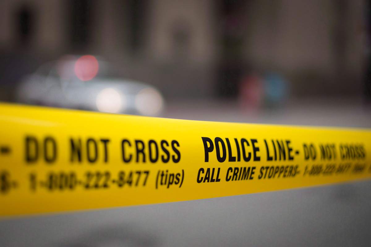 Police tape is shown in Toronto, Tuesday, May 2, 2017.