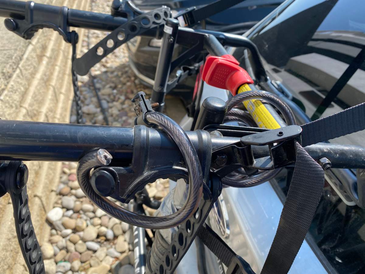 One of the Spinning Wheels Relay Team bicycles that was stolen in Edmonton on Monday, Aug. 12, 2024.